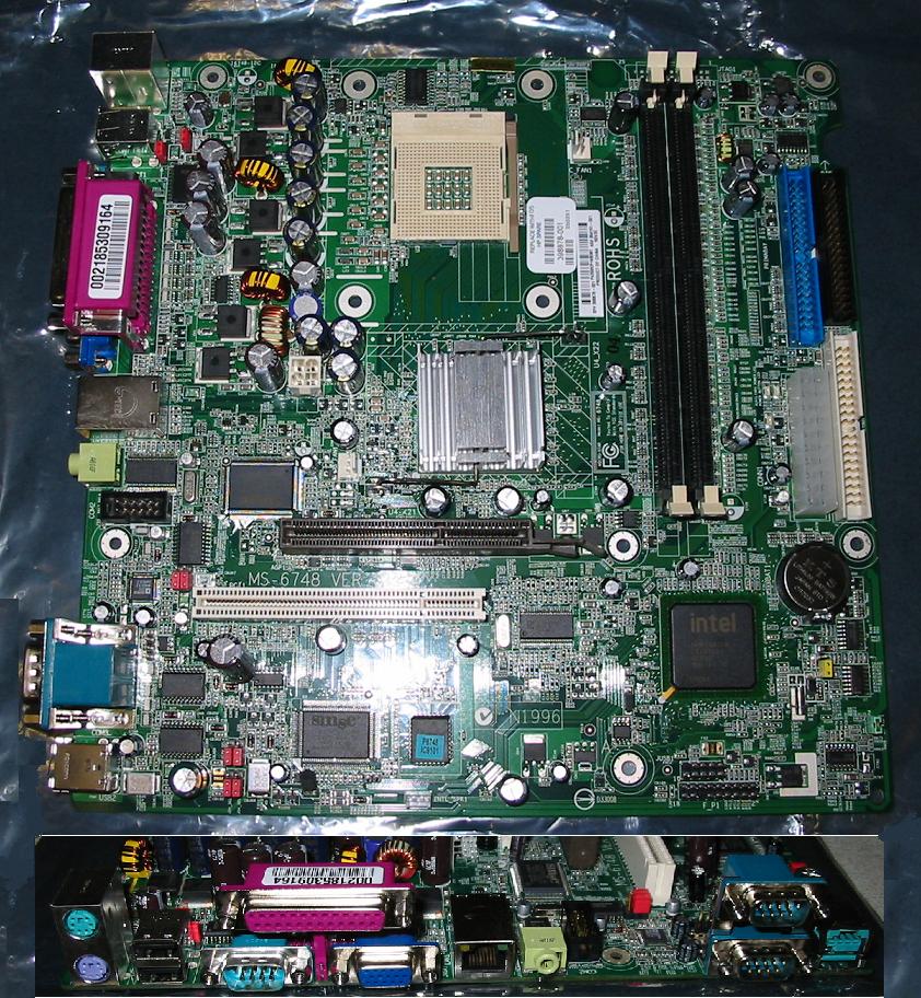 HP RP5000 POS SYSTEM BOARD P/N 350325-001