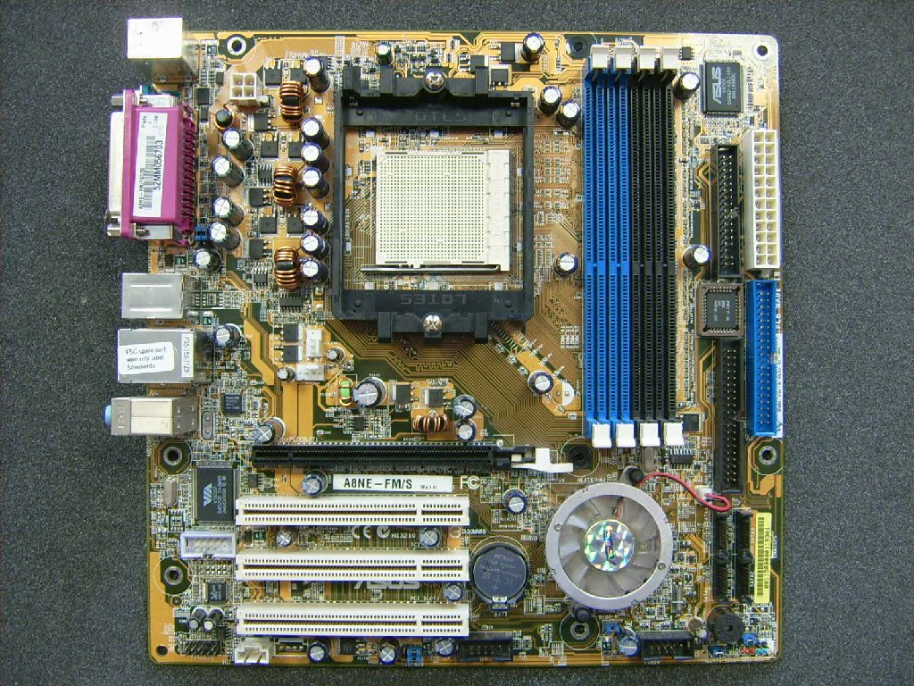 ASUS A8NE-FM/ROHS/S / A8NE-FM Nvidia Nforce4 CK8-04 STANDARD- A02 Socket-939 AMD Athlon Motherboard