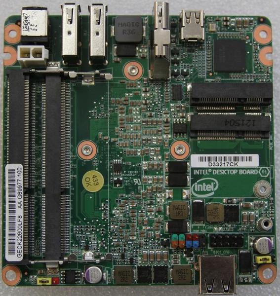 Intel BLKD33217CK D33217CK UCFF DDR3 Core i3 New Board Only