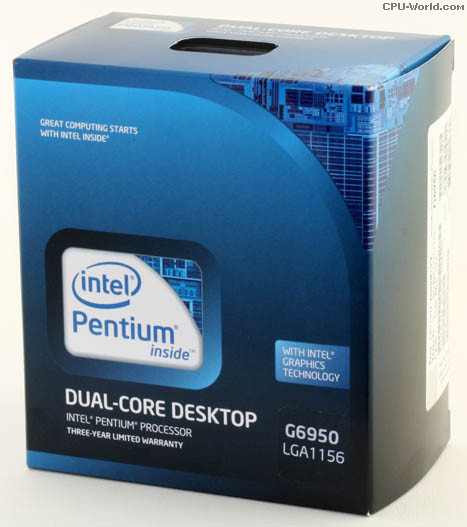 Intel BX80616G6950 SLBMS Pentium Processor 2.80 GHz LGA1156