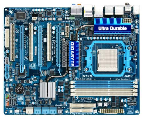 GIGABYTE GA-790FXTA-UD5 AM3 AMD 790FX SATA 6Gb/s USB 3.0 ATX AMD Motherboard