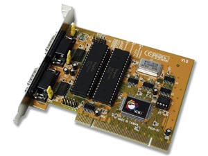 JJ-P02012 SIIG CyberSerial POS 2000 PCI Dual DB9 Pin Fast Serial Card