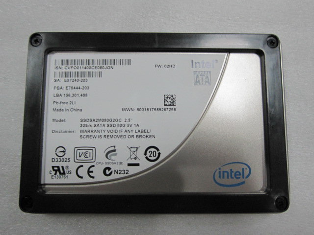 Intel X25-M 80GB SSDSA2M080G2GC 2.5" SSD Solid State Drive - SATA II