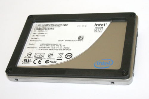 Intel X25-V SATA SSD Solid-State Drive 40Gb SSDSA2M040G2GC