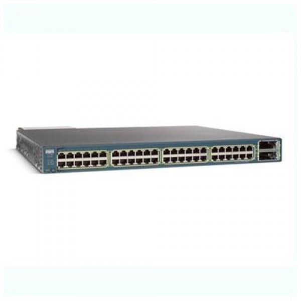 Cisco Catalyst 3560E WS-C3560E-48TD-S 48-Port Gigabit Switch CVR-X2-SFP modules