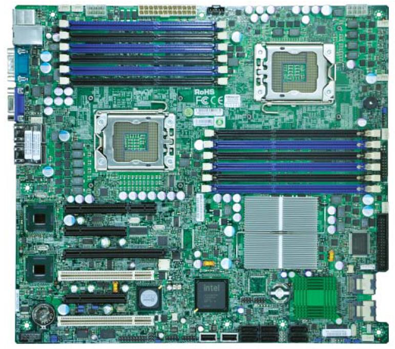 Supermicro X8DTI Intel 5520 Dual Socket LGA1366 Xeon DDR3 Upto 192GB ECC Reg 2X GbE EATX Motherboard - Board Only