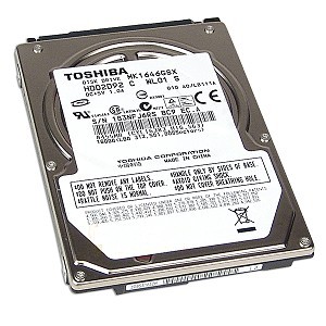 Toshiba MK1646GSX - hard drive - 160 GB - SATA-300