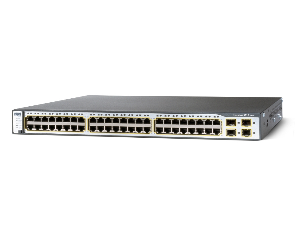 Cisco Catalyst 3750 Series WS-C3750-48TS-S 48 Port Ethernet Network Switch