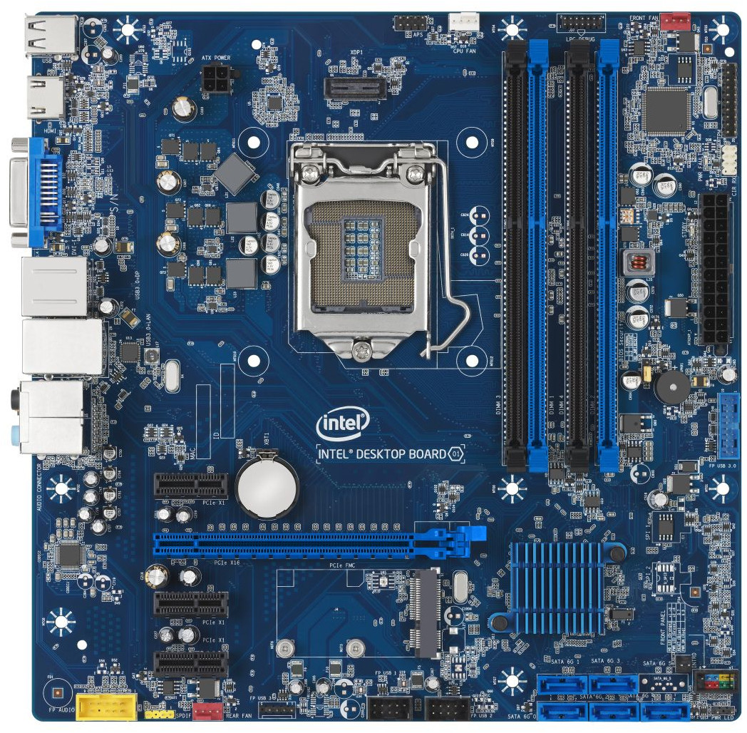 Intel BLKDB85FL Chipset-Intel B85 Socket-LGA1150 32Gb DDR3-1600MHz Dual Channel Micro-ATX Motherboard