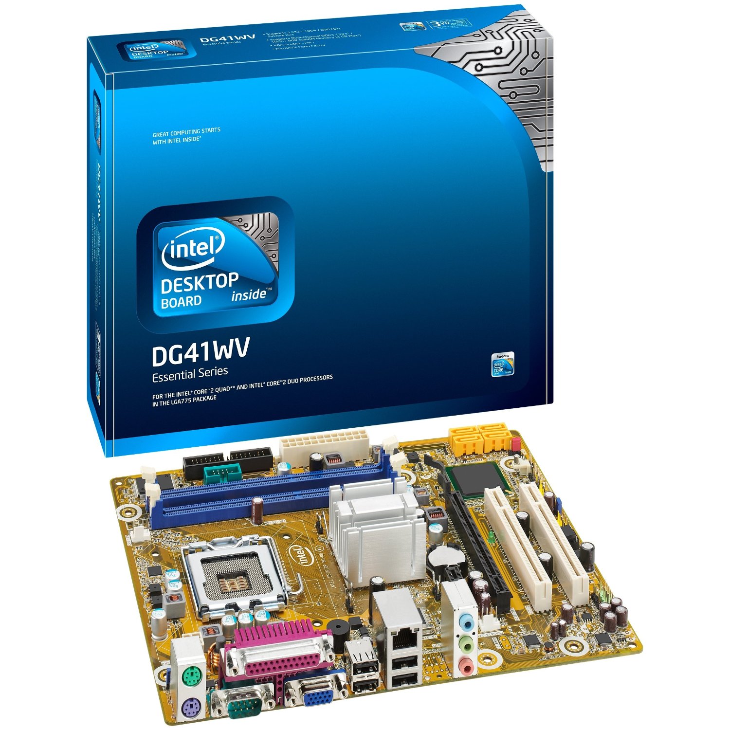 Intel BLKDG41WV LGA 775 Intel G41 Micro ATX Intel Motherboard
