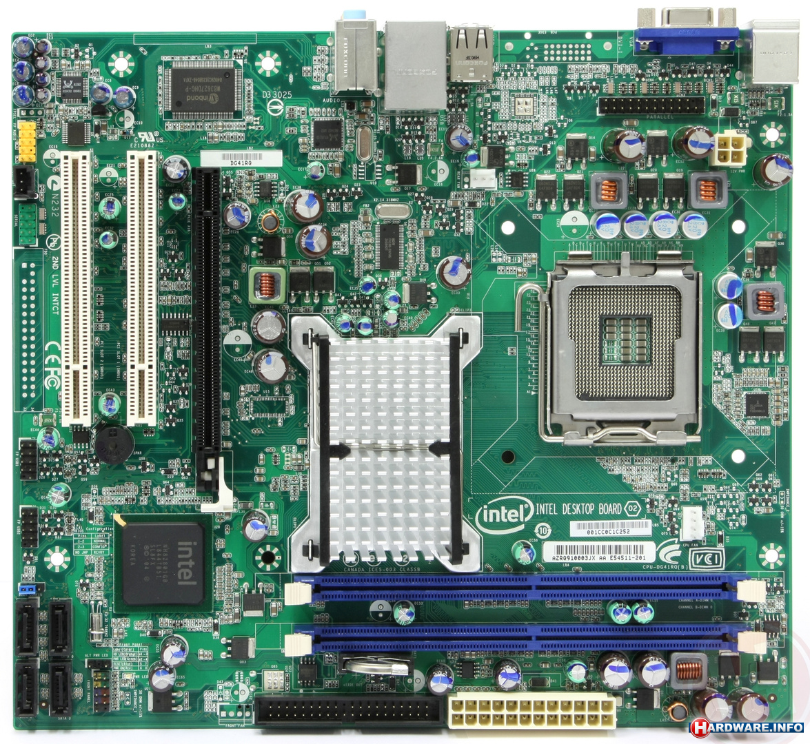 Intel DG41RQ Socket 775 DDR2 PCI-Express Gb-Lan SATA M-ATX Motherboard